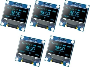 5 Pcs 0.96 Inch OLED I2C IIC Display Module 12864 128x64 Pixel SSD1306 Mini Self - Picture 1 of 8