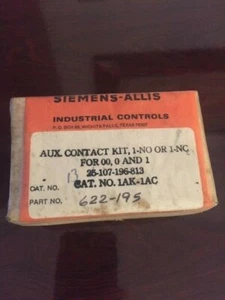 AUX CONTACT KIT, SIEMENS-ALLIS PART # 25-107-196-813 - Picture 1 of 1
