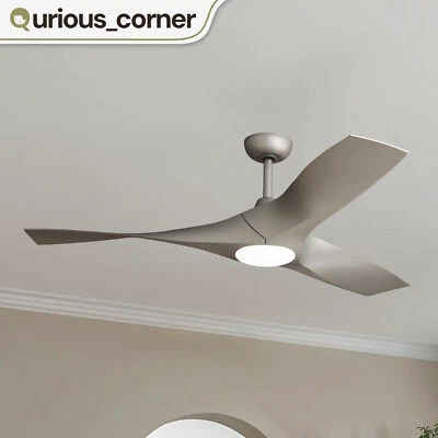 52" Ceiling Fan w/ Adjustable Light Remote Control Reversible Memory Function - Image 1 of 4