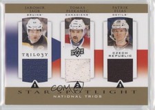 2013 Upper Deck Trilogy National Trios Jaromir Jagr Tomas Plekanec Patrik Elias