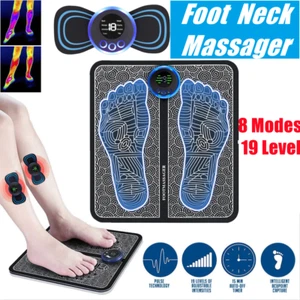 Foot Neck Massager Leg Reshaping Electric Full Body Muscle Pain Relax Machine US - Picture 1 of 7