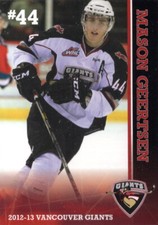 2012/13 Vancouver Giants - MASON GEERTSEN [Henderson Silver Knights] AHL