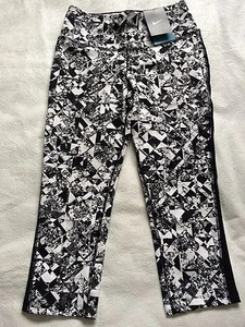 #358 NUEVO CON ETIQUETAS XS Mujer Nike Legendary Jewels Capri Negro/Blanco 683561-100 - Imagen 1 de 5
