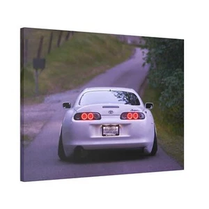 Toyota Supra Mk4 High Resolution Museum Quality Horizontal Canvas Print #016 - Picture 1 of 10