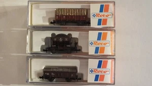 Roco N 3 carri merci: 2 OBB 1 DB trasporto legname Perfetti - Imagen 1 de 4