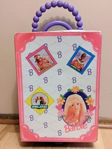 Vintage Barbie Doll Carrying International Traveling Trunk Rolling Suitcase 1995 - Picture 1 of 11