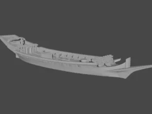 1/700th Barbary Xebec - Picture 1 of 2