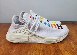 Adidas NMD Human Race Pharrell exklusiv "GEBURTSTAG" US Herrengröße 9,5 weiß - Bild 1 von 16
