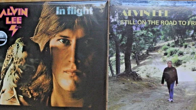ALVIN LEE In Flight 2-LP Set 180g Vinyl + Still On The Road To Freedom LP US - Image 1 of 3