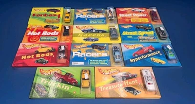 Hot Wheels F020 LOT 11 Books TREASURE HUNTS SPEED POWER RACERS HOT RODS TRUCKIN' - Image 1 of 4