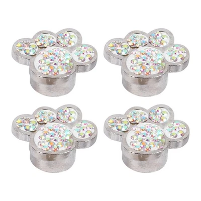  4 Pcs Cappucci Dei Dadi Delle Ruote Tappi Valvole Pneumatici Per Auto - Imagen 1 de 4