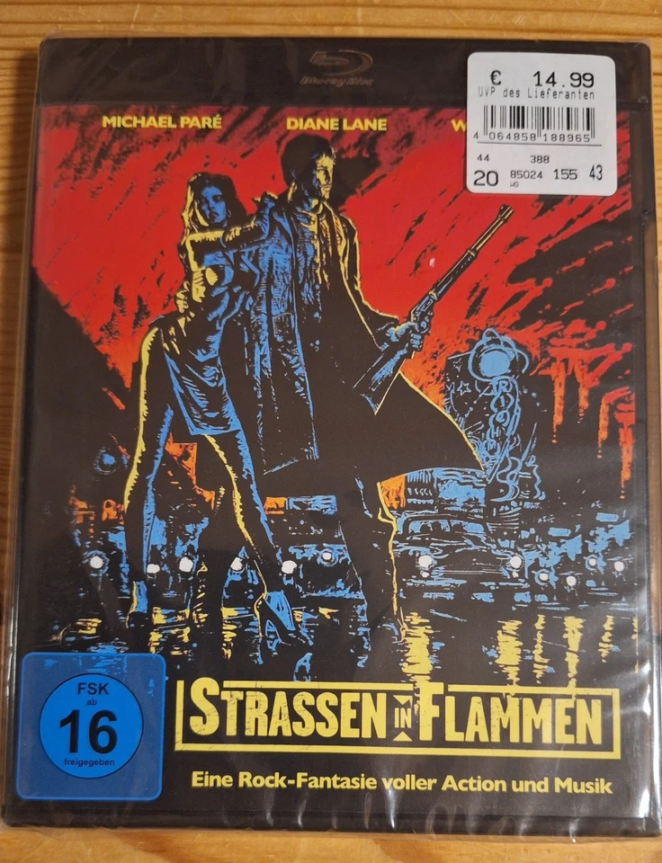 Blu ray - Strassen in Flammen - Neu & OVP - Michael Pare + Diane Lane - KULT  - Bild 1 von 1