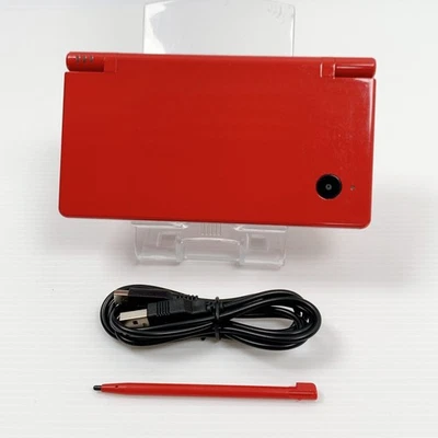Nintendo DSi Console Red TWL-001 Tested Working w/ Stylus USB Cable Japan - Image 1 of 4