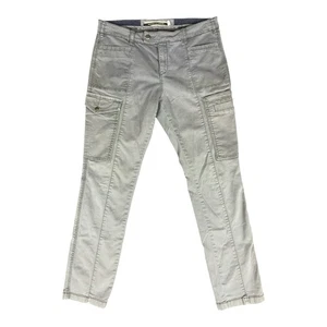 Daughters of the Liberation Anthropologie Cargo Pants Womens 32 Gray Utility - Picture 1 of 7