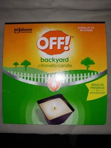 OFF!  Backyard  Citronella  Candle - 18 oz (2) - Picture 1 of 1