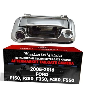 Tailgate Handle with Backup Camera Replacement for Ford F150 F250 Chrome Metal - Picture 1 of 8