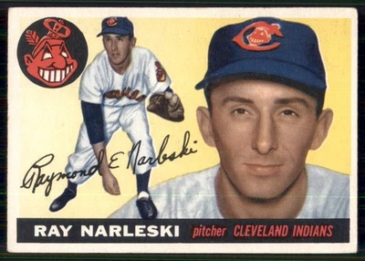 1955 Topps #160 Ray Narleski - Image 1 of 2