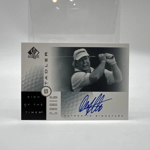 Craig Stadler 2001 Upper Deck SP Auténtico #ST Sign of Times ~ Automático En Tarjeta - Imagen 1 de 6