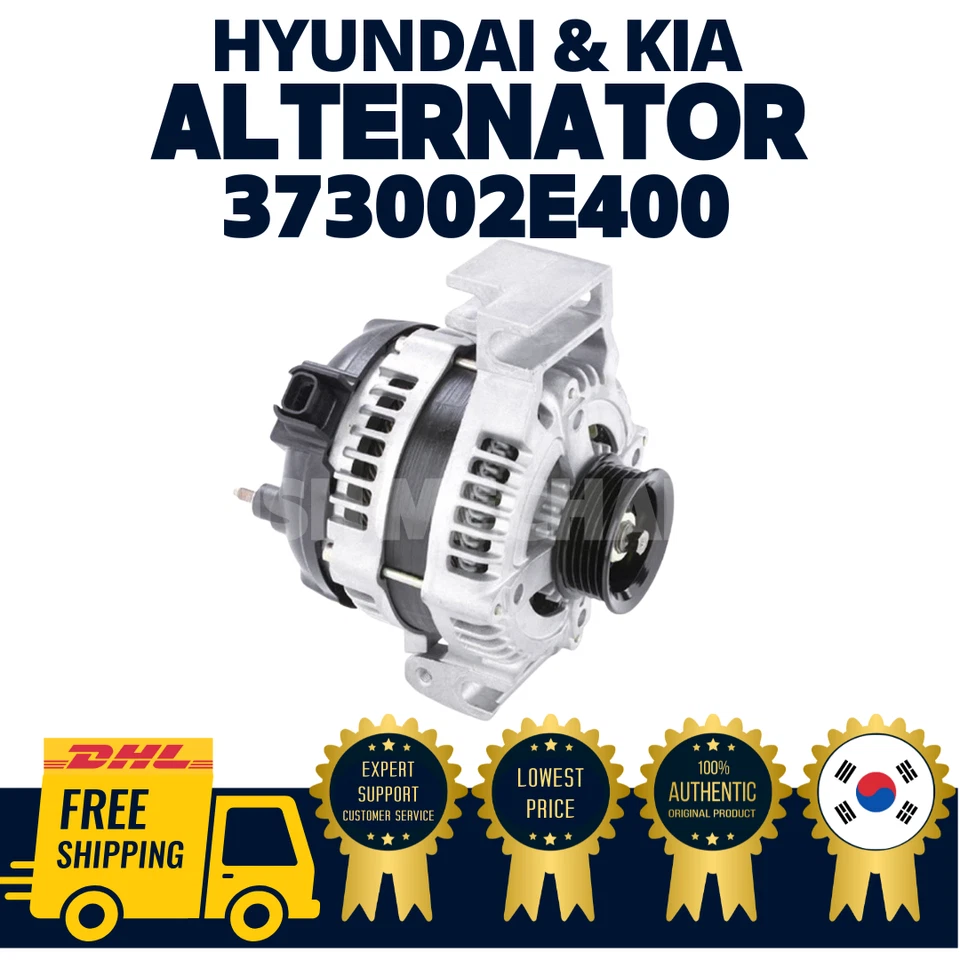 GENUINE OEM Hyundai Kia Alternator 373002E400 Tucson Elantra Sportage - Image 1 of 1