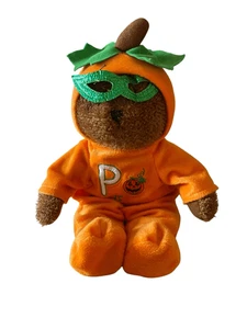 Passport Plüschtiere braun orange Bär Halloween Kürbis Plüschtier 15 Zoll - Bild 1 von 9
