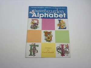 Carol Schmidt Butterfly Garden Alphabet Counted Cross Stitch Pattern 6R - Picture 1 of 3