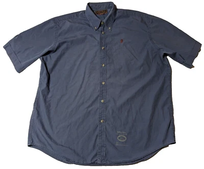 VTG MARLBORO CLASSICS Men 2XL Blue Rugged Wear Field and Country Button Shirt - Image 1 of 4