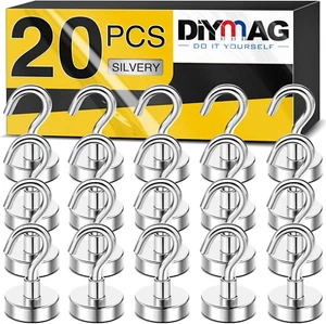 Magnetic Hooks, 30Lbs+ Heavy Duty Magnetic Hooks Cruise for Hanging, Super Stron - Picture 1 of 12
