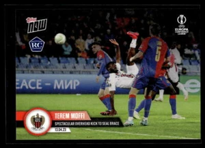 Terem Moffi 2022 Topps Now Europa League #40 RC /372  - Picture 1 of 2