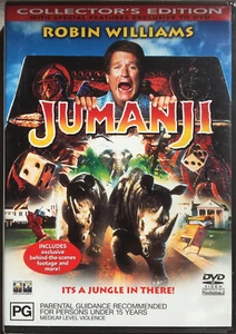 Jumanji (Classic 1995 Robin Williams) Region 4 DVD NEW SEALED - Picture 1 of 2