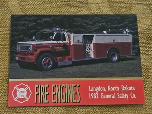 1993 Fire Engines Series 2 #146 Langdon, North Dakota 1983 General Safety Co. - Picture 1 of 6