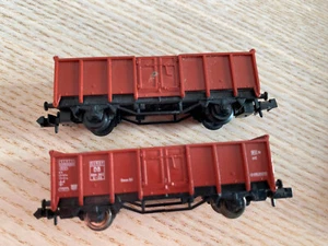 FLEISCHMANN Güterwaggon 8204 2 Hochbordwagen - Bild 1 von 4