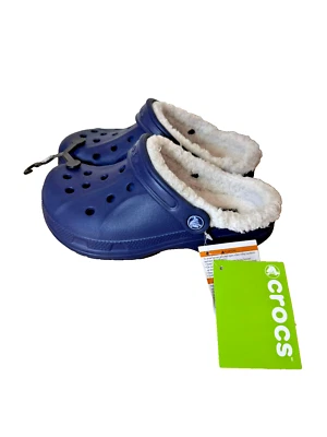 Crocs EU 36-37 Schuhe gefüttert Ralen Lined Clog Unisex  Blau 16244-49U - Bild 1 von 4
