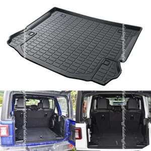 Bandeja de alfombrilla de maletero revestimiento de carga trasero TPO para Jeep Wrangler JK 4 puertas 2007-2018 - Imagen 1 de 6