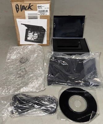 NIB Portable Digital Photo Album, 3.5" Diameter LCD Screen Black - Image 1 of 4