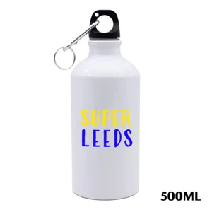 SUPER LEEDS Stainless Steel Water Bottle 500ml drinking sport gym screw lid - Picture 1 of 1
