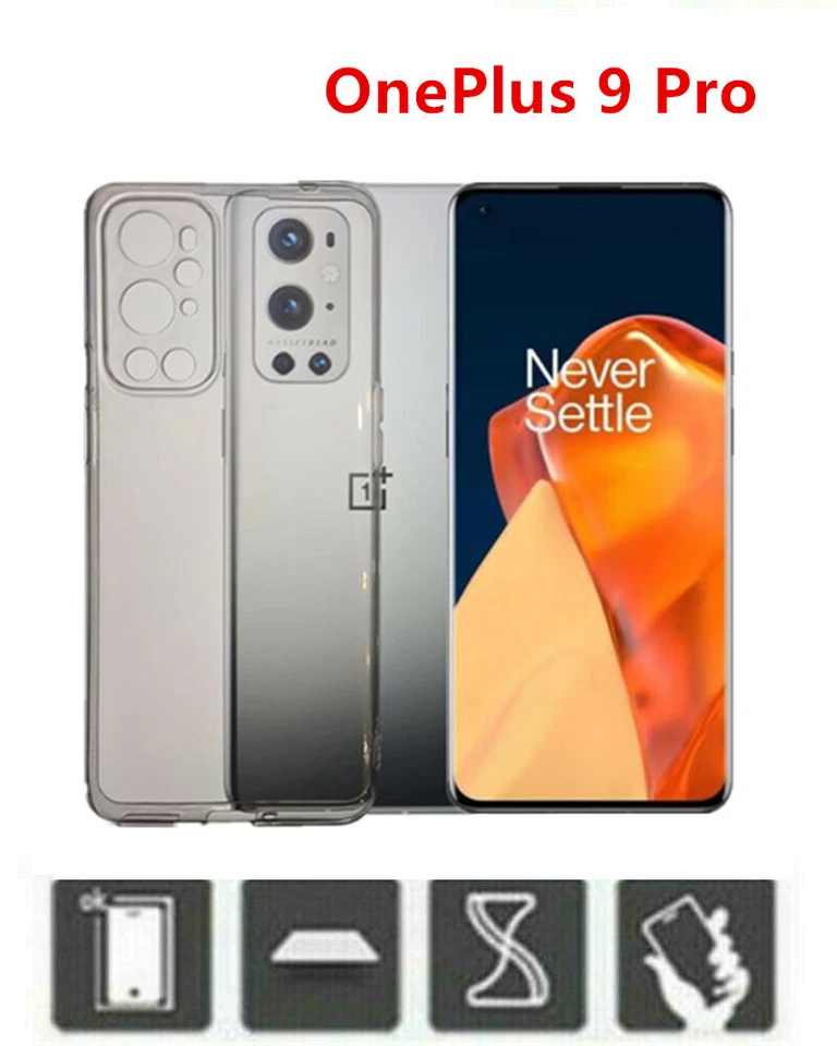 COVER CUSTODIA  TRASPARENTE TPU SILICONE PER  OnePlus 9 Pro - Immagine 1 di 1