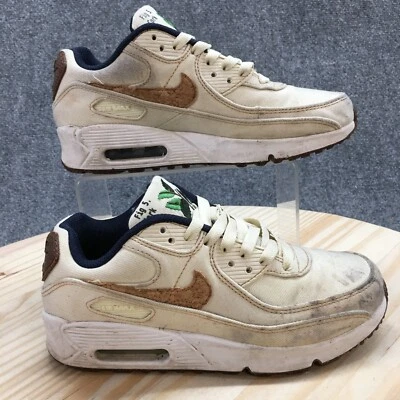Nike Sneaker Youth 4.5Y Cream Air Max 90 Cork Coconut Milk Laced Up DC7774 - Image 1 of 4