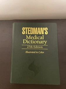 Stedman’s Medical Dictionary by Stedman (27th Edition, Hardcover) - Picture 1 of 2