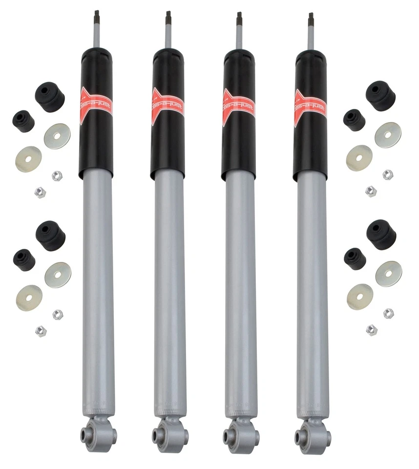 Front & Rear Shock Absorbers Kit KYB Gas-a-just For Mercedes R170 SLK230 SLK320 - Image 1 of 1