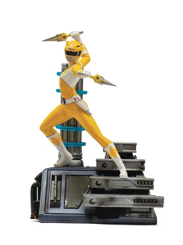 Iron Studios: Mighty Morphin Power Rangers - Yellow Ranger 1/10 Scale Statue Cover