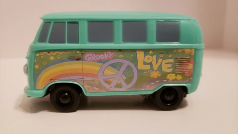 Vintage Sealed Fillmore Bus Toy Collectable Mc Donalds happy meal prize toy bus Cover