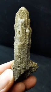 23g Rare Natural Smoky Green Backbone Quartz Crystal Cluster Specimen Mongolia - Picture 1 of 15