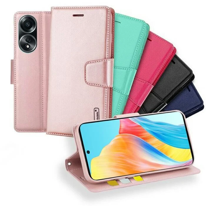 Asuwish Leder-Wallet-Case Für Oppo Reno 2 – Mit Displayschutzfolie, Kartenfächern & Standfuß, Blau