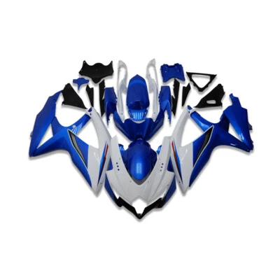 FSMD Injection Blue White Fairings Fit for  2008-2010 GSXR 600 750 J004 - Image 1 of 4