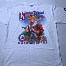 Mark McGwire St Louis Cardinals1998 King Mac Record Breaking 70 HR  T Shirt  L