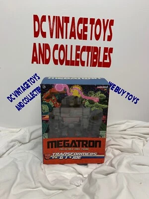Kidrobot Transformers Vs G.I. Joe Medium Gray Megatron Vinyl Figure NEW Toys - Image 1 of 4