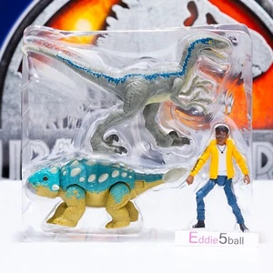 New Jurassic World Camp Cretaceous Darius Discovery Attack Pack Bumpy & Blue Toy - Picture 1 of 2