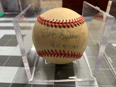 Bob Gibson Autographed William White Baseball W/ HOF 81 PSA Certified #AI48988 - Image 1 of 4