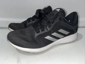 Adidas Edge Lux 4 Shoes Womens 9.5 Black White Metallic Primegreen G58480 - Picture 1 of 10
