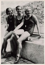 Kate Kohler Velma Dunn 1936 Sammelwerk Olympic Trading Card Berlin Poynton *Am7c